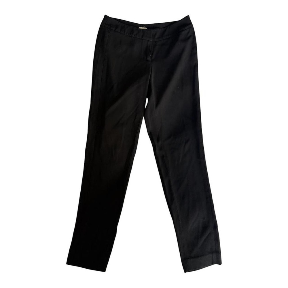 Cache Black Straight Leg Dress Pants Size 4 Professional Workwear Trousers